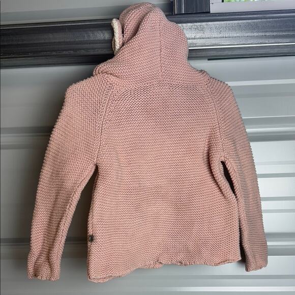 Oeuf Cream and Pink Sweater with Bunny Ears - Picture 7 of 7